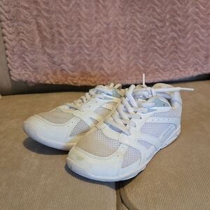 White Kids Cheer Sneakers
